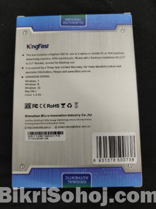 Kingfast SSD 256GB (INtake)